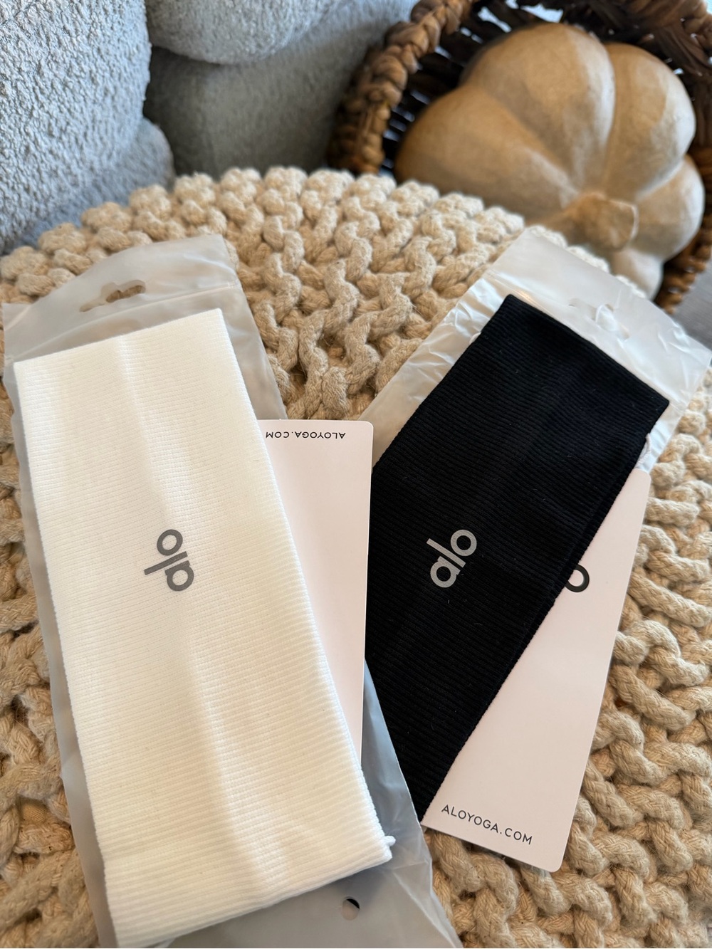 Yoga set headbands in Black & White